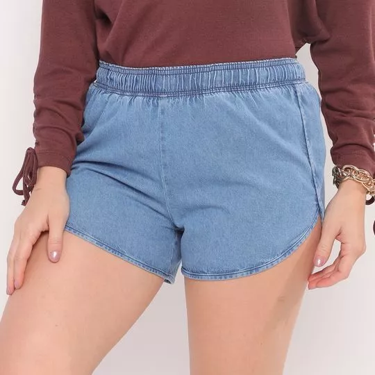 Short Jeans - Azul - Morena Rosa