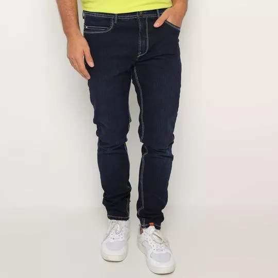 Calça Jeans Skinny- Azul Escuro