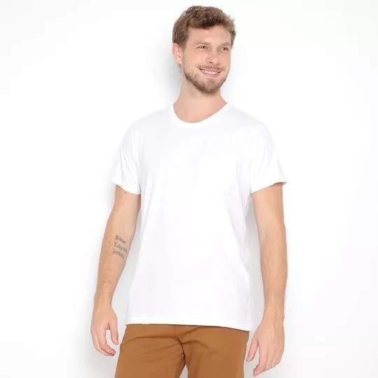 Camiseta Estonada- Branca