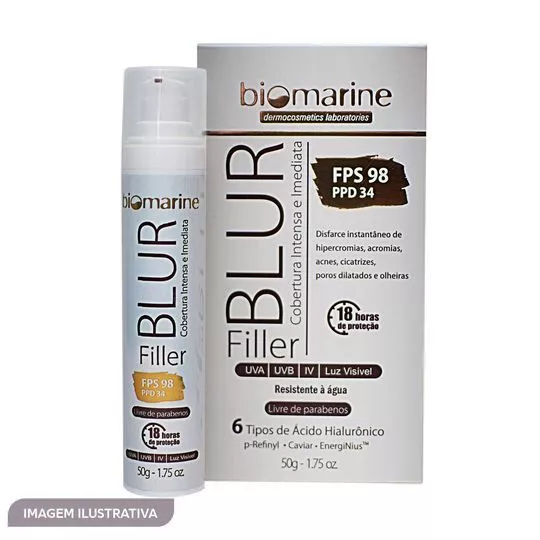 BB Cream Blur Filler FPS 98- Bronze- 50g- Biomarine