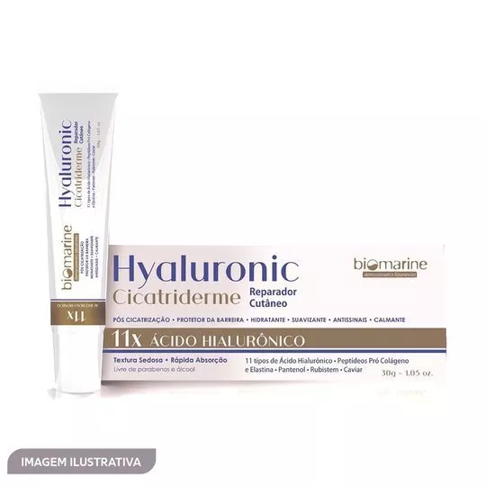 Creme Cicatrizante Hyaluronic Cicatriderme- 30g- Biomarine