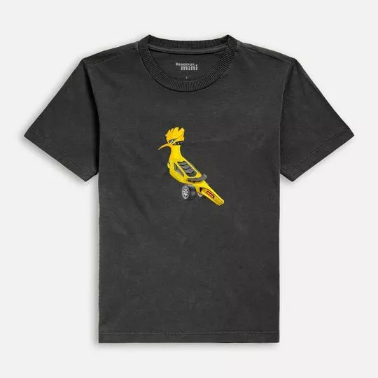 Camiseta Reserva- Preta & Amarela