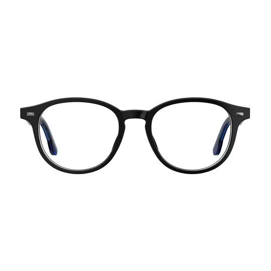 Armação Arredondada Para Óculos De Grau- Preta & Azul Escuro- Seventh Street