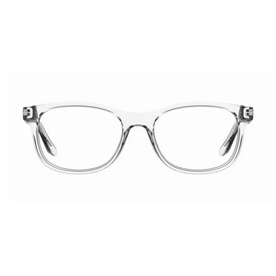 Armação Retangular Para Óculos De Grau- Incolor & Preta- Seventh Street