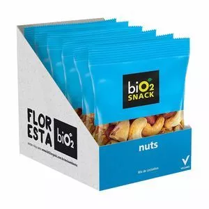 Bio2 Snack<BR>- Nuts<BR>- 6 Unidades<BR>- Bio2organic