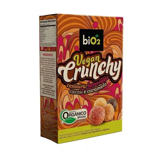 Vegan Crunchy- Cenoura, Beterraba, Cacau & Caramelo- 200g- BiO2 Organic