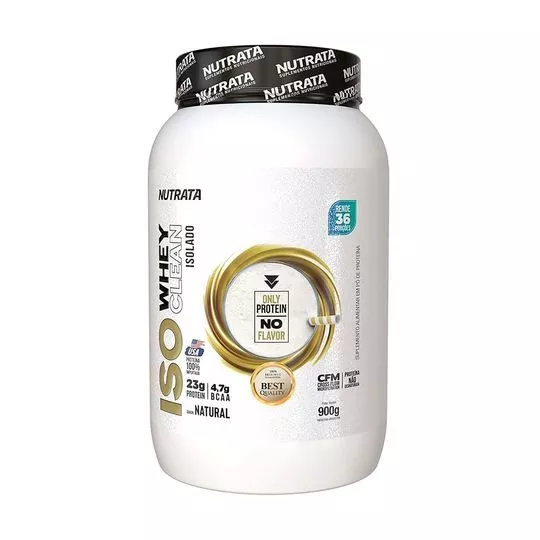 Iso Whey Clean- Natural- 900g- Nutrata