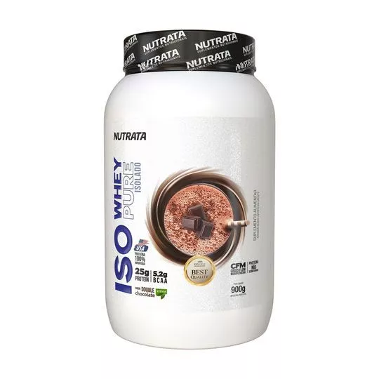Iso Whey Pure- Double Chocolate- 900g- Nutrata
