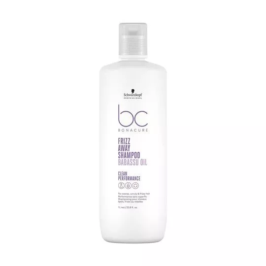 Shampoo Bonacure Clean Performance Frizz Away- 1000ml- Schwarzkopf