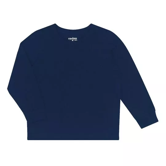 Camiseta Liso- Azul Marinho- Rovitex