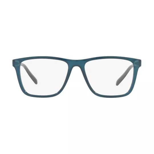 Armação Quadrada Para Óculos De Grau- Azul & Cinza- Arnette