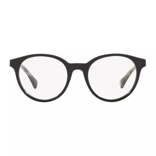 Armação Arredondada Para Óculos De Grau- Preta & Marrom- Ralph
