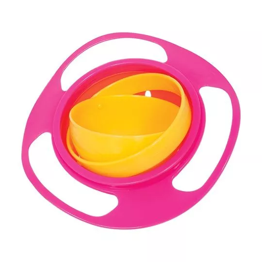 Bowl Giro- Pink & Amarelo- 130ml- Buba