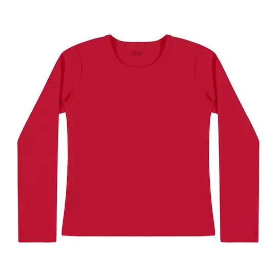 Blusa Lisa- Vermelha