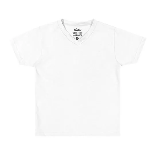 Camiseta Com Recortes- Branca