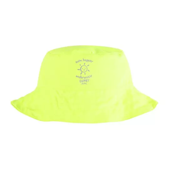 Chapéu Bucket Solzinho- Verde Limão & Cinza- Quimby
