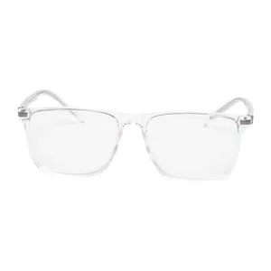 Armação Retangular Para Óculos De Grau<BR>- Incolor<BR>- 5,5x14,2x1,7cm