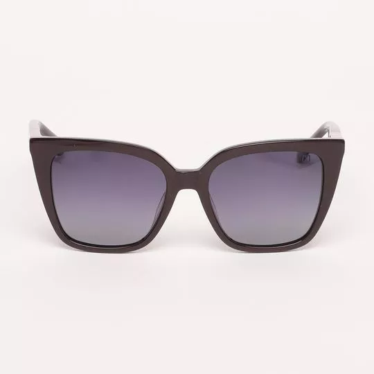 Óculos De Sol Gatinho- Vinho & Cinza Escuro