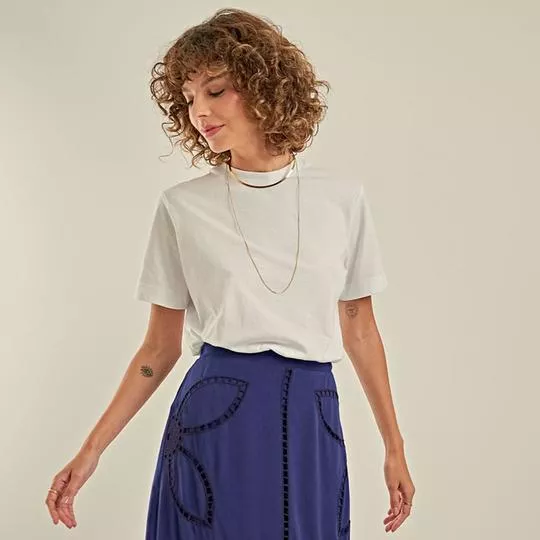 Cropped Liso- Branco