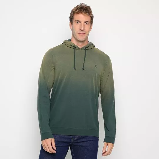 Blusão Degradê- Verde Militar- AD Fashion