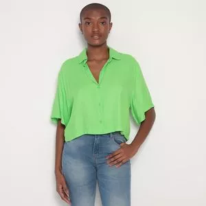 Camisa Básica<BR>- Verde