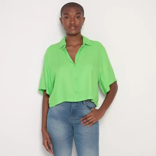 Camisa Básica- Verde