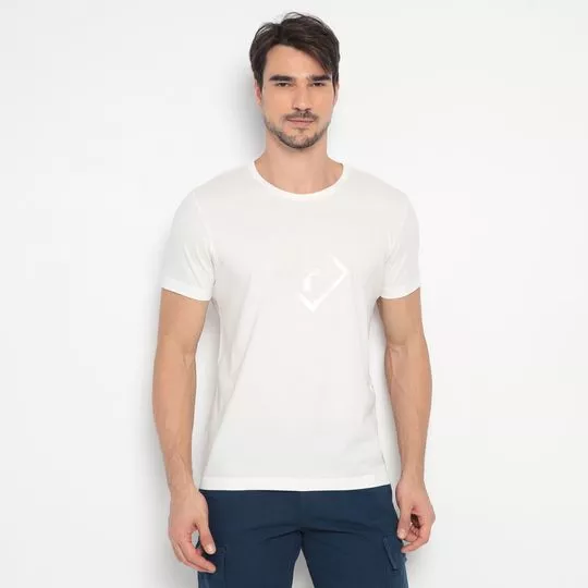 Camiseta Forum®- Off White