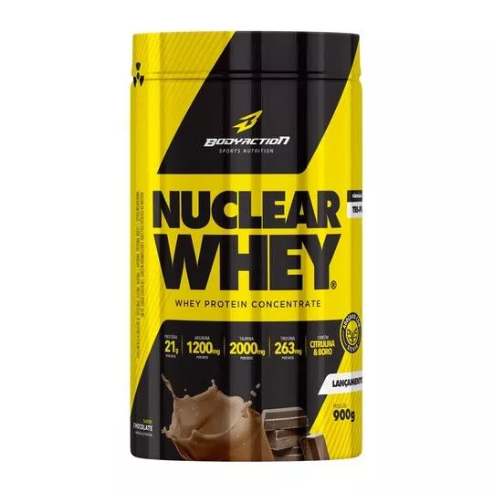 Whey Protein Concentrado- Chocolate- 900g- Body Action