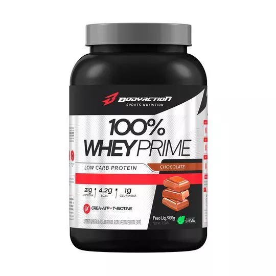Whey Prime 100%- Chocolate- 900g- Body Action