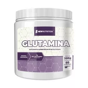 Glutamine<BR>- 300g<BR>- New Nutrition