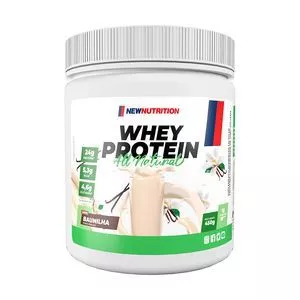 Whey Protein Concentrado All Natural<BR>- Baunilha<BR>- 450g<BR>- New Nutrition