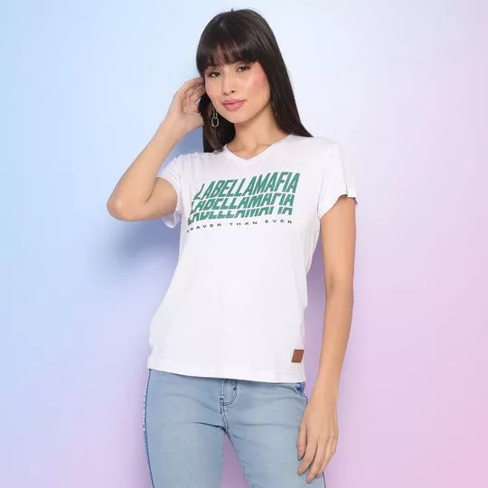 Camiseta Labellamafia®- Branca & Verde