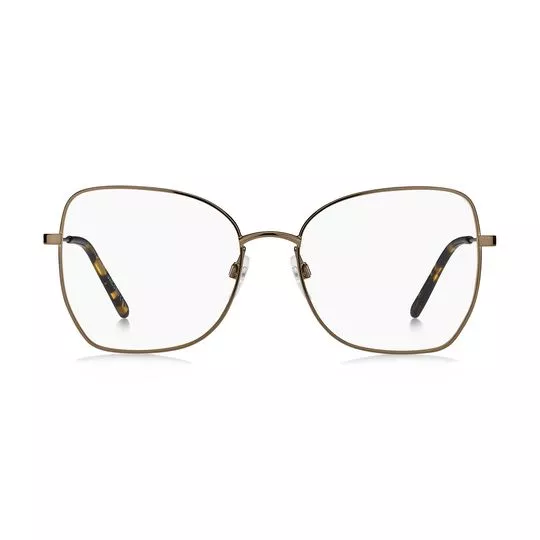 Armação Arredondada Para Óculos De Grau- Bronze- Marc Jacobs