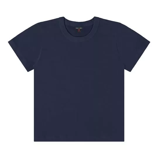 Camiseta Lisa- Azul Escuro- Guloseima
