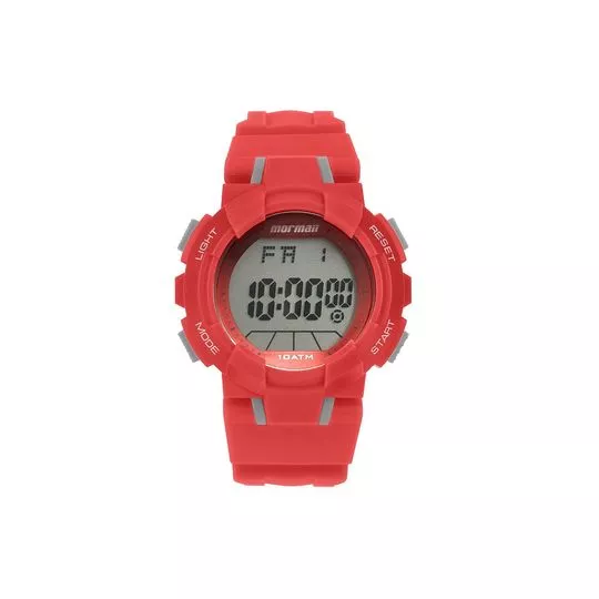 Relógio Digital MO0840CC8R- Vermelho- Mormaii