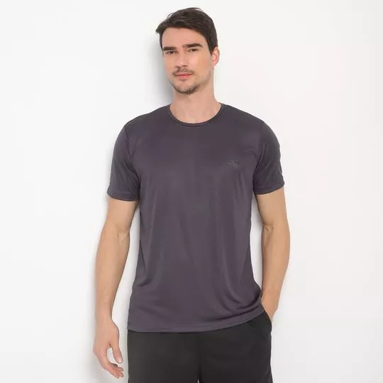 Camiseta Lisa- Cinza Escuro- Costa Rica