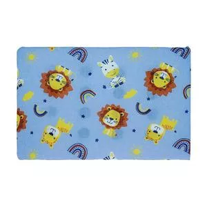 Travesseiro Antissufocante Bichinhos<BR>- Azul & Amarelo<BR>- 3x29x19cm<BR>- Inconfral
