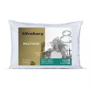 Travesseiro Multiuso<BR>- Branco<BR>- 50x35cm