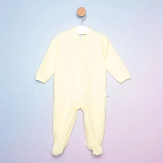 Pijama Liso- Amarelo Claro- Tip Top