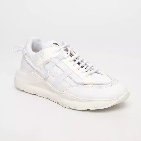 Tênis Texturizado- Branco- Colcci Shoes