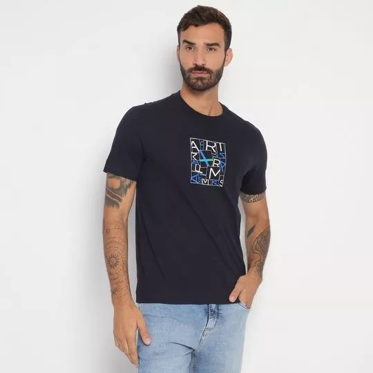 Camiseta Aramis®- Azul Marinho & Azul