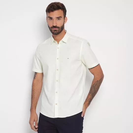 Camisa Regular Fit Lisa- Off White
