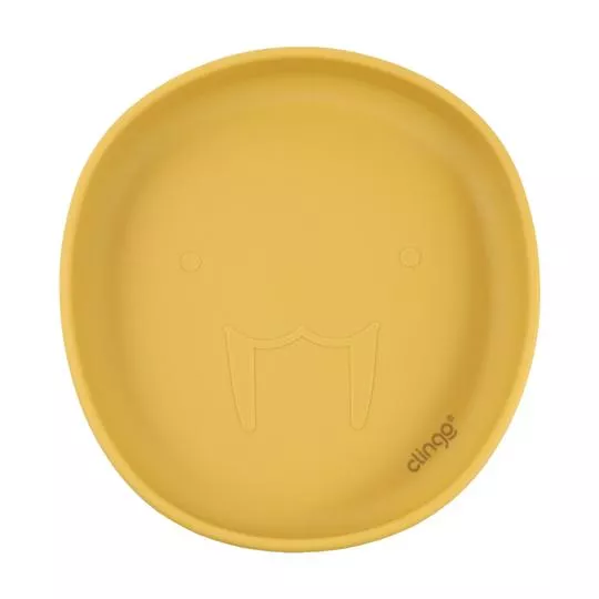 Prato Leão Marinho- Amarelo Escuro- 3,5x18x18cm- Clingo