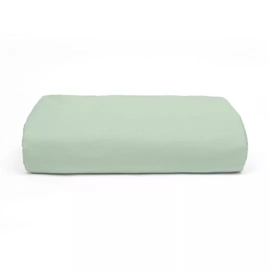 Lençol Com Elástico Reffinata Color Solteiro- Verde Claro- 30x88x188cm- 230 Fios- Buettner