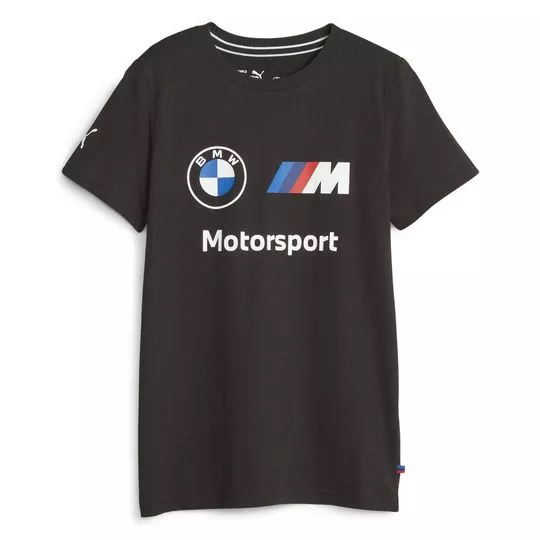 Camiseta BMW Motorsport®- Preta & Branca