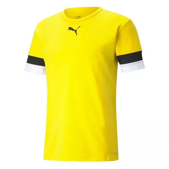 Camiseta Puma®- Amarela & Branca