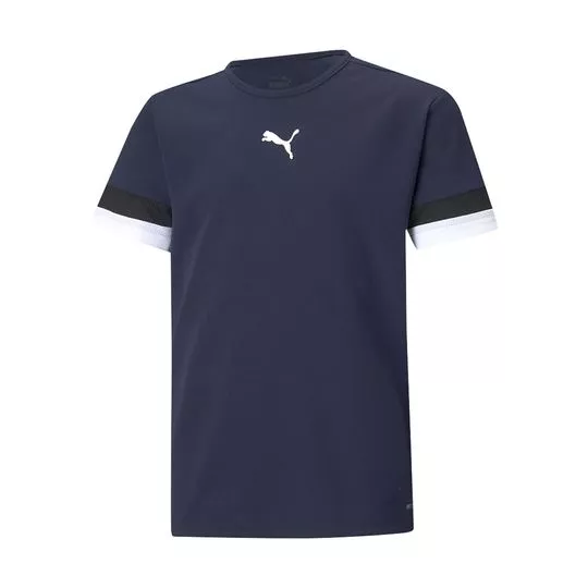 Camiseta Puma®- Azul Marinho