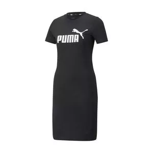 Vestido Curto Puma®<BR>- Preto & Branco