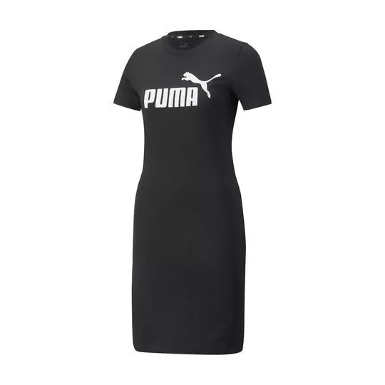 Vestido Curto Puma®- Preto & Branco
