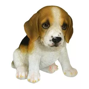 Cachorro Decorativo<BR>- Branco & Preto<BR>- 17x13,3x17,5cm<BR>- Mabruk